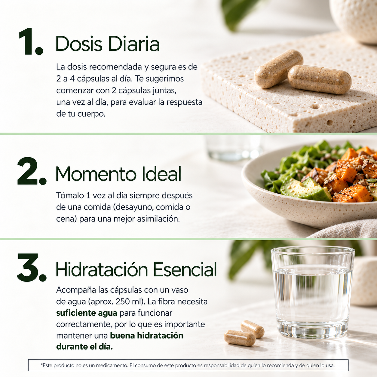 Flow Digestive Support - 3 Frascos